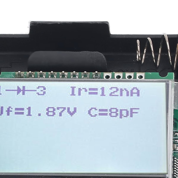 Transistoritesteri LCD-näytöllä, ESR-induktanssi- ja kapasitanssimittaus, automaattinen sammutus DIY-käyttöön
