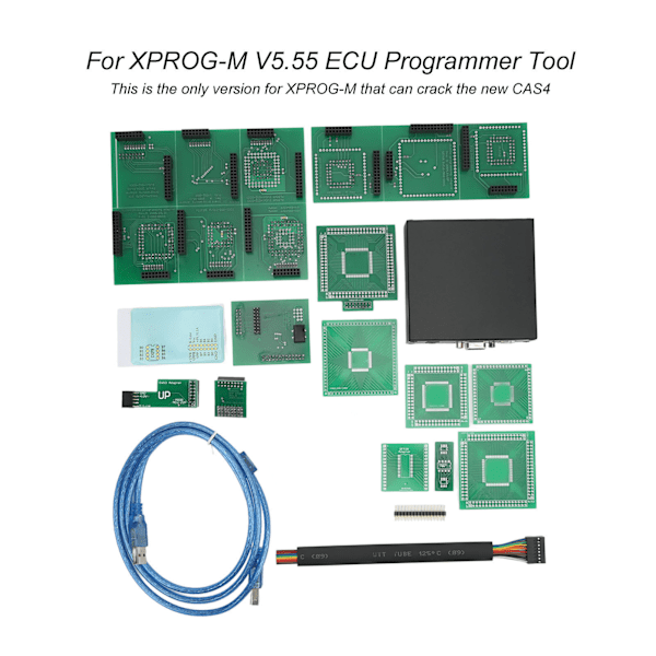 For XPROG‑M V5.55 Bil ECU Programmer Verktøysett med USB Dongle Auto Programmeringsverktøy for Windows 7