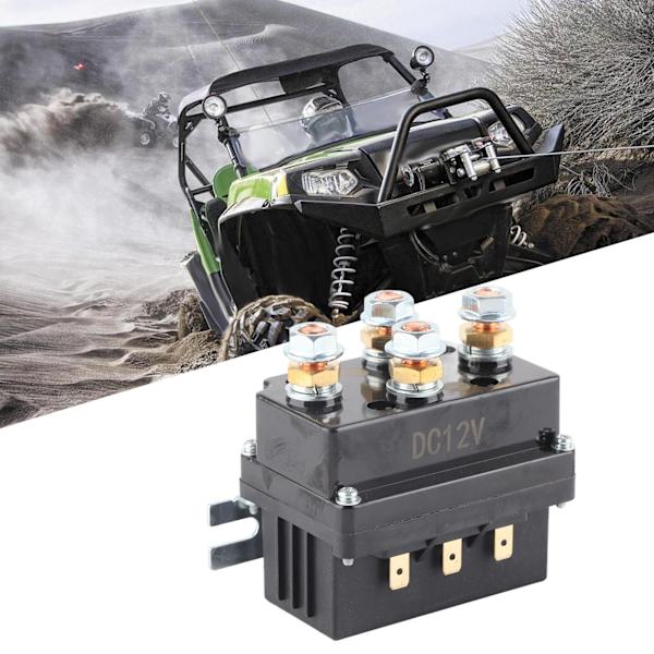 Vinschsolenoidreläkontaktstyrningsbrytare 12V 500A Passar för ATV UTV 8000lb‑12000lb vinschar