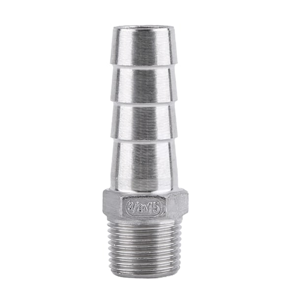 Brændstof Gasslange Barb Han-Gevind Kobling Fitting BSP Stik (3/8\"x15mm)
