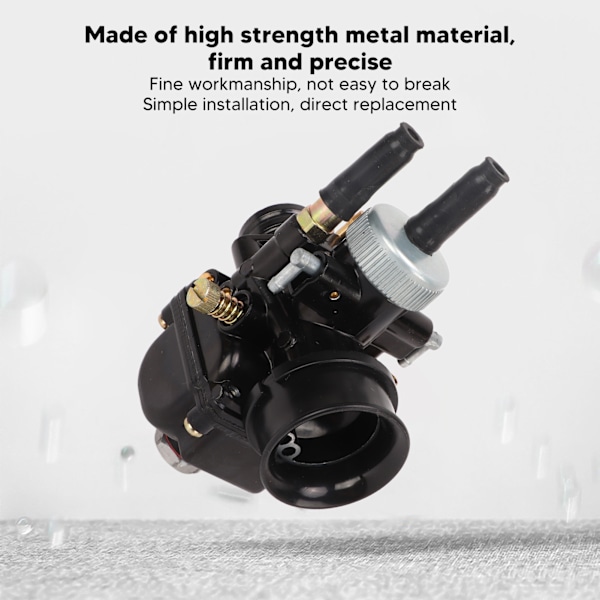 17mm Motorcykel Forgaser Sort Carb Udskiftning til Zuma Scooter 50cc 90cc JOG50