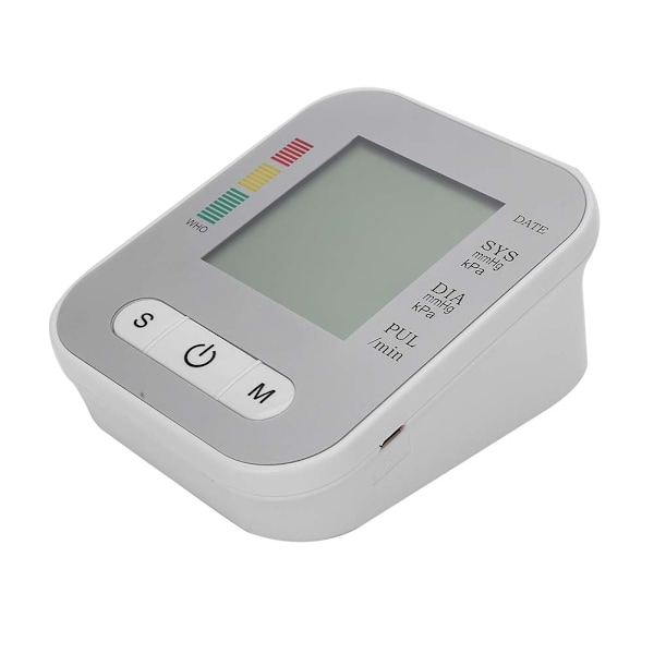 Elektrisk Arm Blodtrycksmätare Digital Blodtrycksmonitor Med LCD-Skärm