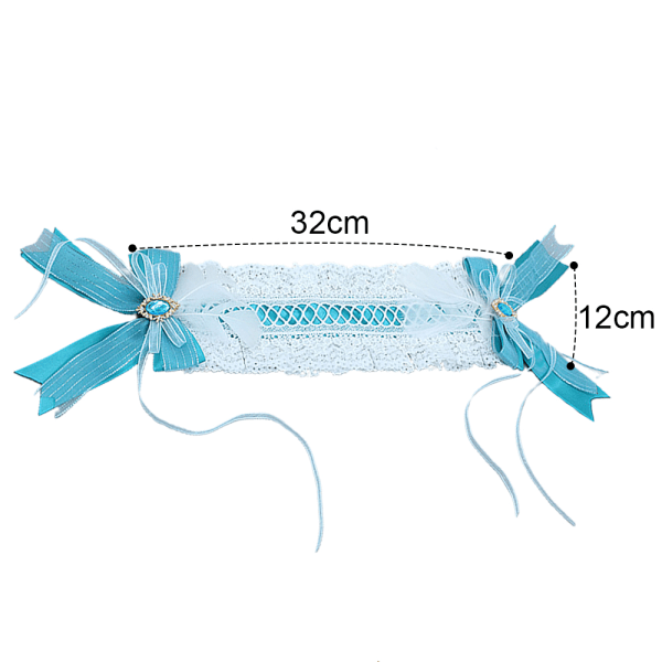 Flickor Hörband Hårbåge Maid Party Huvudbonader Ribbon Bowknot Söt