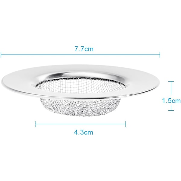 Innovativ Diskbänksil, Mikroperforering Säkerställer Effektiv Anti-igensättning, Inte Vass För Användarsäkerhet, Lätt Att Rengöra, 3 st