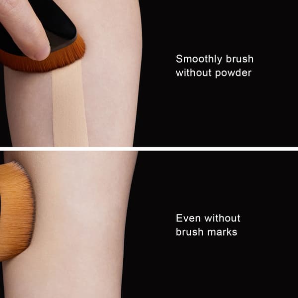 Makeup Foundation Børste med Multi-Purpose Makeup Børste Design, Multi-Purpose Makeup Børste til Alsidig Kosmetisk Brug, Cruelty-Free Børstehår til