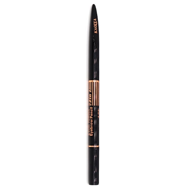 kaqiya 2-i-1 Ögonbrynspenna & Eyeliner Dubbla Ändar Långvarig Ögonbrynspenna Eyeliner (Svart)
