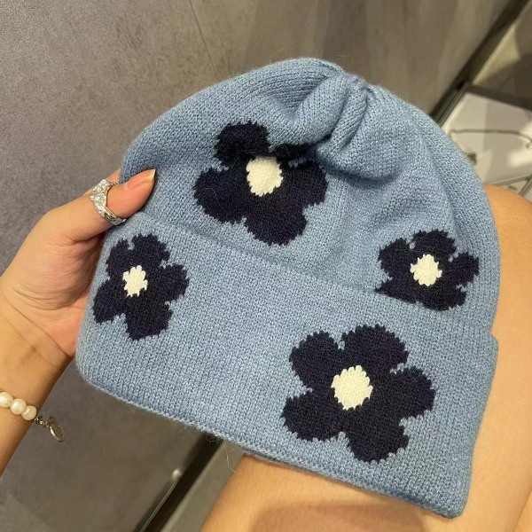 Söpö pipot tytöille Beany Naiset Beanie Cap Print  Villa Neuloa H