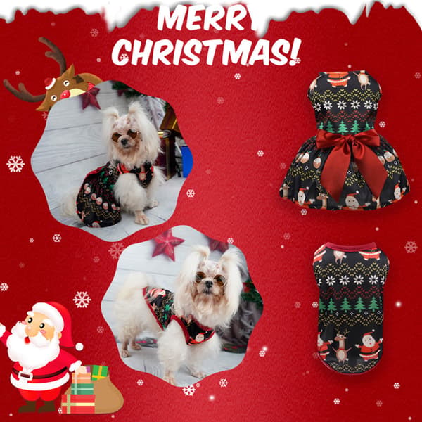 Hund Julkläder, För Små Hundar Kläder Jul, S