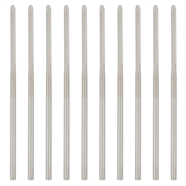 10 stk 1,7 mm Fullslipte HSS-Reamer Skjæreverktøy for Maskiner med Rett Skaft