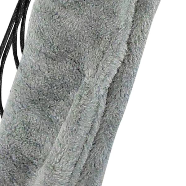 Hjørne Fleece Fugle Tæppe Behagelig Varmt Fuglely Bed Papegøjetæppe til Efterår Vinter Små Mellems Store Fugle Grå