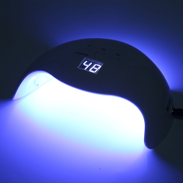 Användbar 48W UV LED Nagellampa Torkare Nagelgel Polish Torkning Härdning Manikyr Verktyg (EU-kontakt)