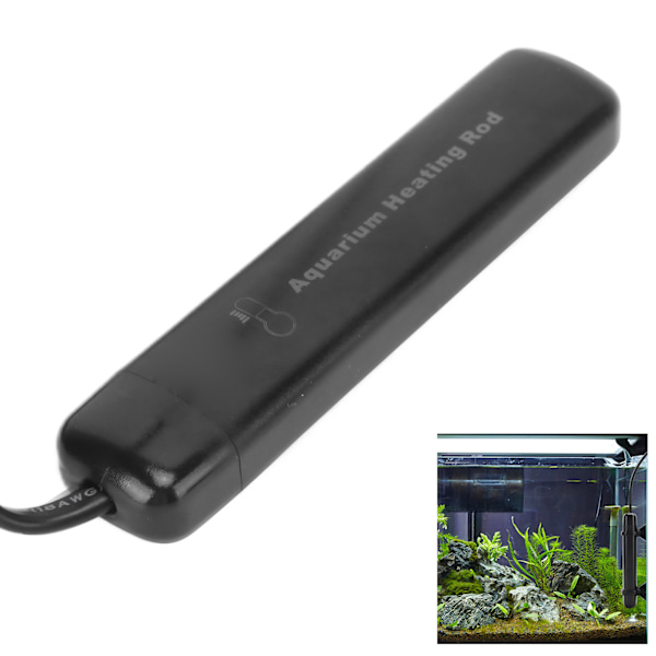 Mini Akvariumvarmer Smart Termostat Anti-Eksplosion Anti-Strømlækage Fiskedam Opvarmningsstang 20WEU Stik 220-240V