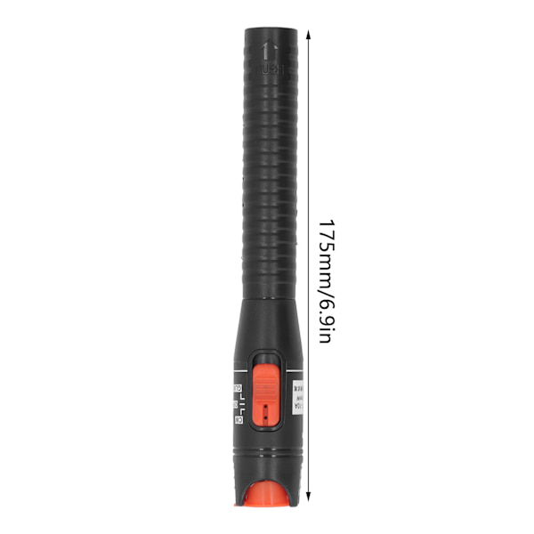 Visual Fault Locator Stærk Lyskilde Hurtig Præcis Detektion 2,5 mm Stik Rød Lyspen Optisk Fiber Tester 10A (>10mW Udgang Optisk