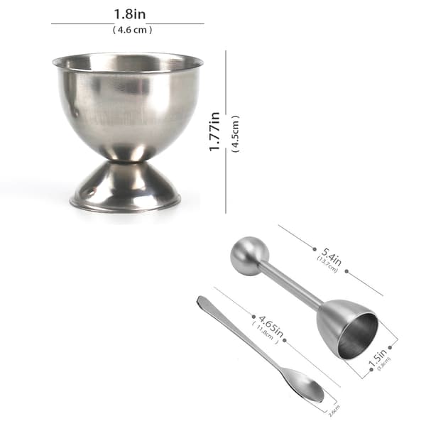 Egg topper, eggeglass, eggåpner, eggkutter, knekker