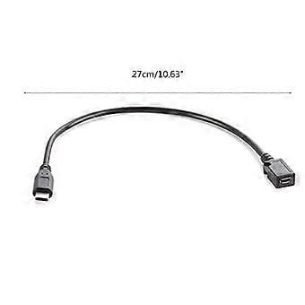 USB TypeC til Micro USB Kabel, UsbC Han til MicroUSB Hun Adapter Konverter til Laptop Enheder Opladerkabel