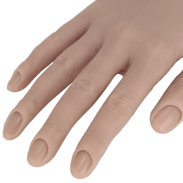 Silikon Nagelträning Hand Flexibel Led Naglar Konst Övningshand Böjbar Mannequin Händer #01