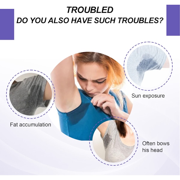 12 st Armhåla Svett Pads Sommar Engångs Andningsbara Underarm Svett Absorberande Pad för Män Kvinnor