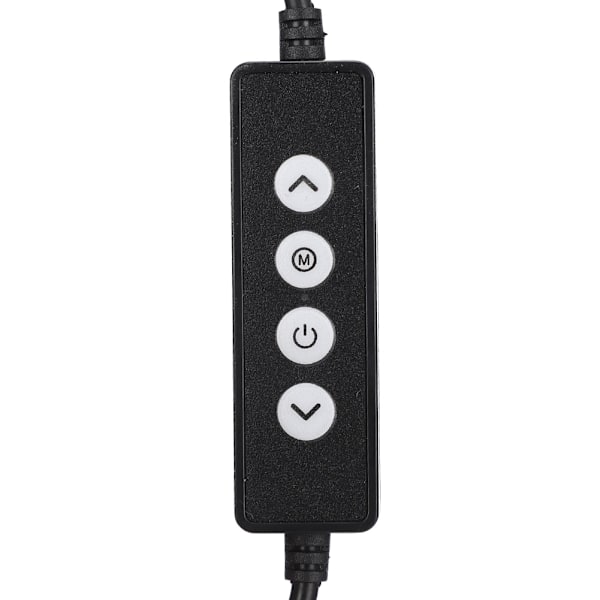 5 tommers sammenleggbar LED-lampe for live-streaming, tatovering, sminke og negledesign - Justerbar
