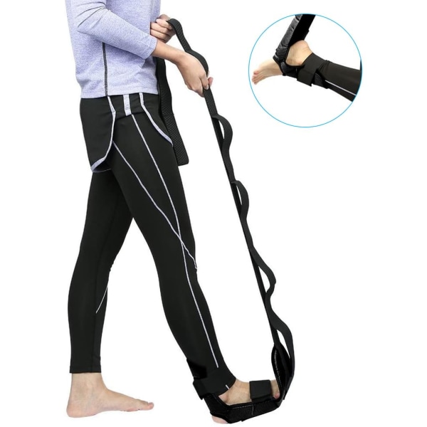 Yoga Ligament Stretching Bälte Fot Drop Strap Ben Training Fot Korrekt fotled, Stretching band för ben, Fotled Stretch Band, Fotled Korrektion