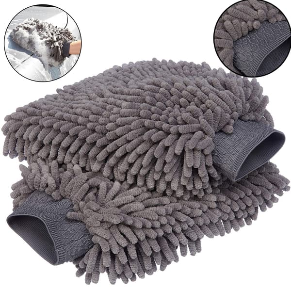Deluxe Mikrofiber Biltvättshandske (2-pack)
