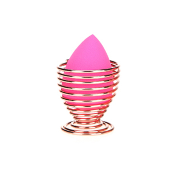 Skønhedssvampblenderholder,(3-pak roseguld) Makeupsvamp Tørringsstativ Opbevaring Æggepulverpuff Display Stand 3 stykker$Beauty Svampblender