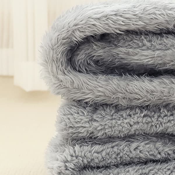 Plys Overknee Strømper til Kvinder, Fluffy Vintervarme Strømper, Teddy Fleece Overknee Strømpebukser, Bløde Knæstrømper til Efterår Vinter Hjemmesko Vinterstrømper