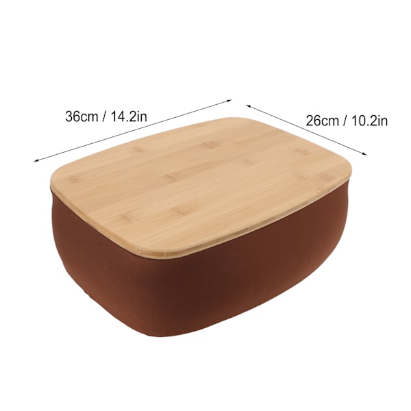 Bambus Laptopbord Multifunktionelt Ergonomisk Bærbar Laptopbord til Seng Kontor Mødelokale Sofa