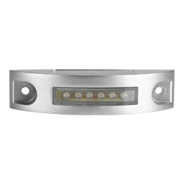 Støpt aluminium solcelle 6 LED vanntett innkjørselsstilys veistrinnlampe grønn