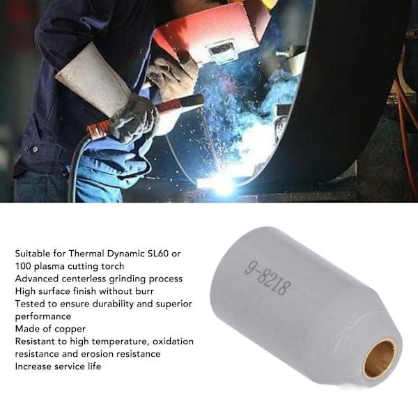 Plasmaskärare Skyddskåpa Koppar för Thermal Dynamics SL60 SL100 Skärbrännare Förbrukningsmaterial
