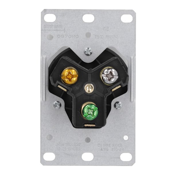 Uttag för eluttag US-standard 3-håls 30A 125V 250V NEMA 10‑30R för hemmet