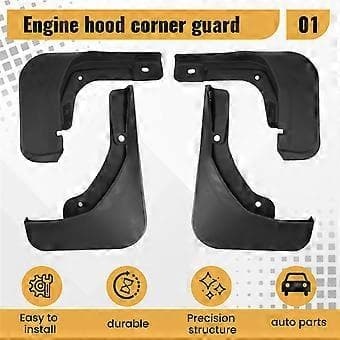 Bil Mudflaps til 2022 Geely Emgrand Mudguard Fender Mud Flap Guard Splash Mudguards Biltilbehør