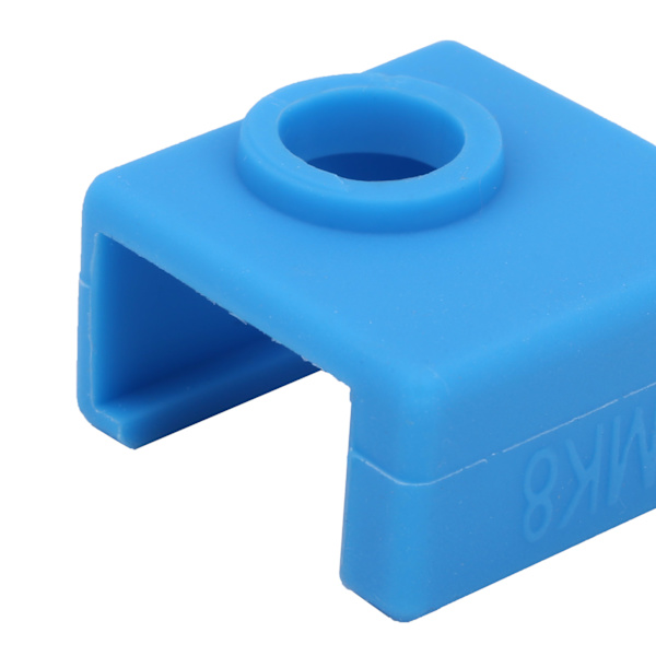 12 st Silikonstrumpor Aluminium Uppvärmningsblock Skydd Tillbehör för MK7/8/9 3D-skrivare