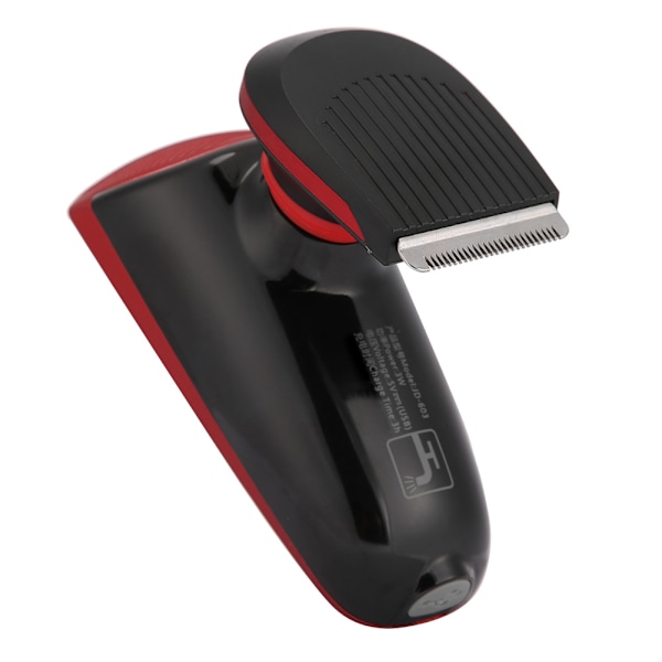 Multifunksjonell Elektrisk Barbermaskin Skjeggtrimmer Sideburns Trimmer Ansiktsrensende Børstesett (Rød)