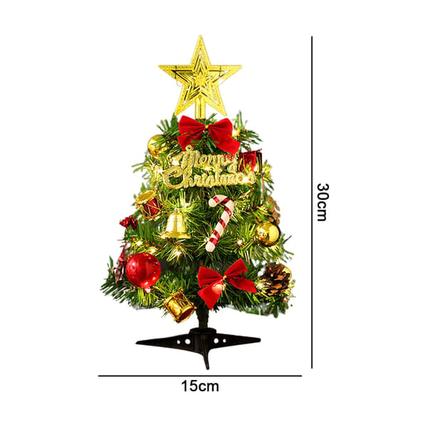 30 cm mini juletræ til skrivebordet B