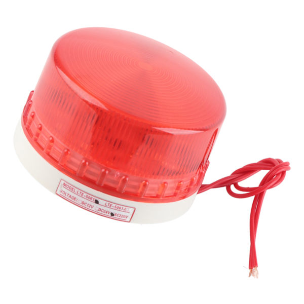 LTE‑5061 Mini LED-varningsljus Strobe Fast Spiral Signal Blinkande Enhet AC220V