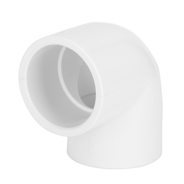 90 Graders Böj PVC Akvarium Avloppsrör Kopplingar Akvarium Vatten Dräneringsrör Fogar Vit Inre Diameter 32mm/1.3in