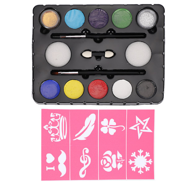 Ansiktsmålning Cosplay Makeup Kit Professionell DIY Ansiktsmålning Kit Kroppsmålningsset