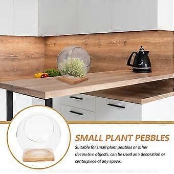 1 Set Glas Mikro Landskap Flaskor Multifunktionella Hushållsförvaringshållare
