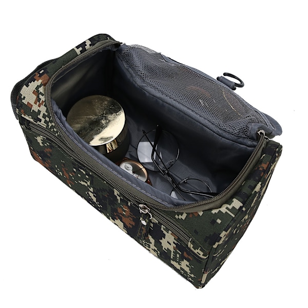 Rejsetaske Udendørs Mænd Camouflage Rejse Vandretasker Bærbar Kosmetik Rejse Vasketaske Camouflage Mosaik
