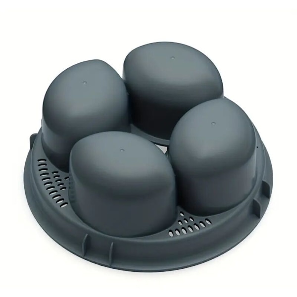 Non-Stick 6-Tallriksställ För Bekväm Servering, Elegant Multifunktionell Äggkokarinsats, Tillverkad i USA, Kraftig Plast, Lätt Att