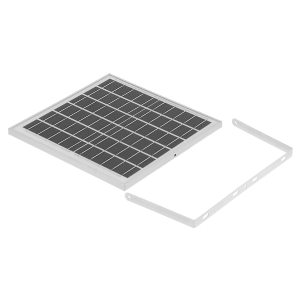 6V 15W Polykristallin Solpanel Portabel Solcellsladdare för Bil Husbil Båt Laptop Laddning