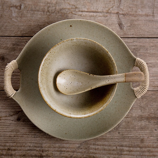 Japansk sked keramisk soppa sked sked ris sked ramen sked