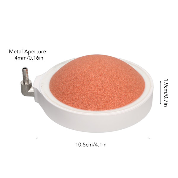 Akvarium Luftboblesten Professionel Lydløs Mikrotryk Atomiseret Boblesten til Fiskekum Akvarium 10cm/3.9in