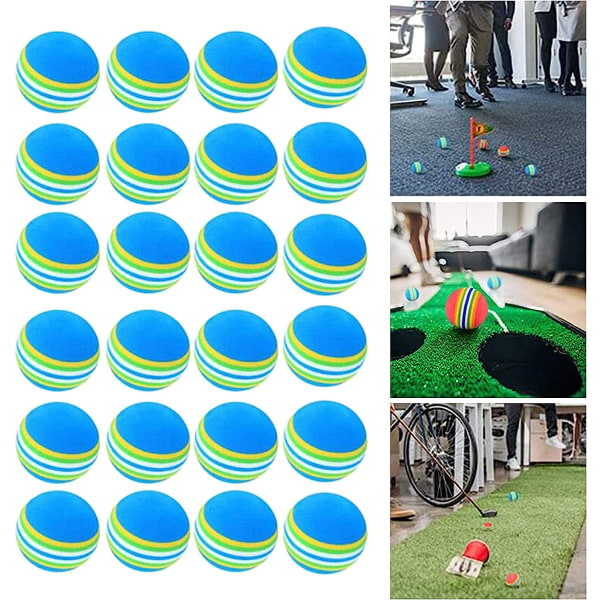 12 stk Golfballer Treningsskum innendørs svampball, myk