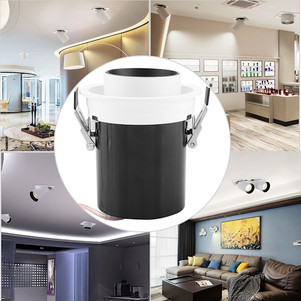 Superstark 15W LED Infälld Takspotlight Justerbar Rotation varmt ljus 15W