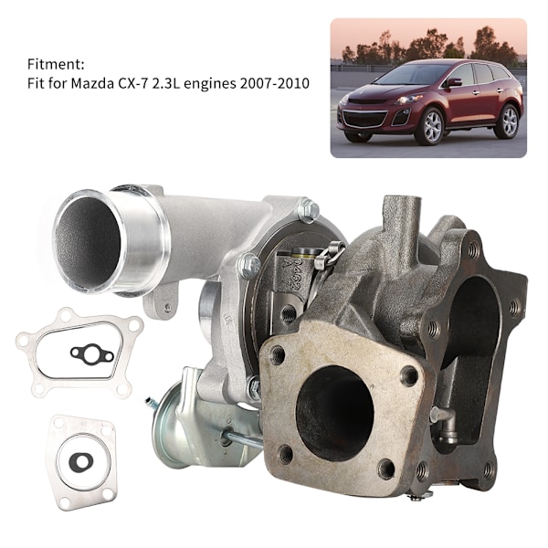 K0422‑582 Turbo Turboladdare 53047109904 Passar för Mazda CX‑7 2.3L Motorer 2007‑2010