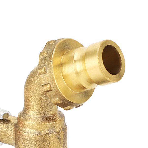 IBC-behållare Adapter 3/4 tum Mässing Behållare Koppling Grov Gänga 275‑330 Gallon Vattentank Trädgårdsslang Ventil Koppling