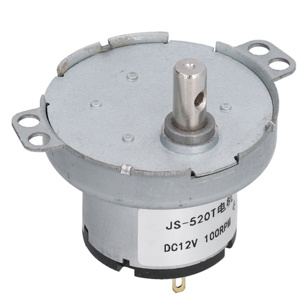 100RPM Synkroninen Moottori Korkea Vääntömomentti Sähköinen Mikro Nopeuden Vähentävä Vaihteisto Moottori DC 12V