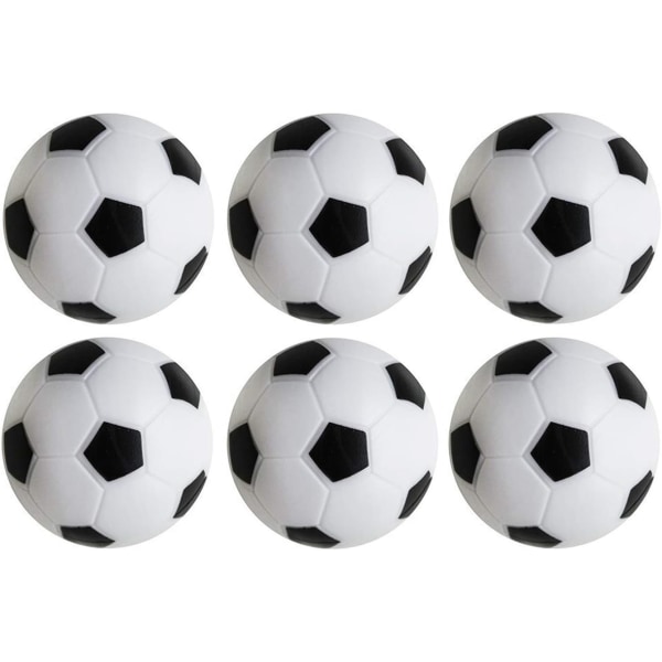 Bordsfotboll Fotbollsersättningar Mini svart och vit fotboll