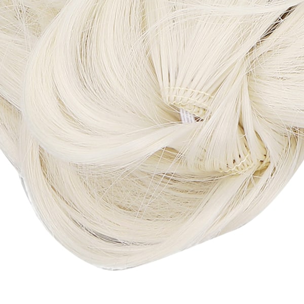 Messy Bun -hiuslisäke - Naisten muodikkaat poninhäntä synteettiset hiuslisäkkeet treffeille, tanssiin ja juhliin Q17‑60#